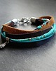 bransoletki z kamieni naturalnych boho blue 2
