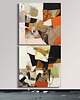 obrazy Nowoczesny duży obraz do salonu lub antresoli 80x160cm dyptyk IMAGINANDO 6