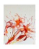 obrazy Pomarańczowe Kwiaty II 50x60 cm obraz abstrakcyjny ręcznie malowany 2