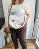 torby na ramię Torebka Półokrągła Listonoszka MOON w kwiaty 2