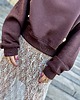 bluza bez kaptura damska Hot Chocolate / ciepła bluza bawełniana 4