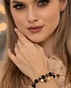bransoletki - inne Bransoletka czekoladowa z iskierką 1