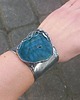 bransoletki wire wrapping Zielona łąka  - bransoletka regulowana 2