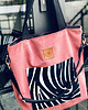 torby na ramię Torba Mili Chic MC6 - zebra/róż 2