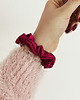 gumki do włosów Satynowa gumka do włosów scrunchie Fuksja RÓŻNE MODELE 7
