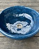 umywalki UM8 Umywalka ceramiczna, niebieska, okrągła 2