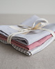 fartuchy kuchenne Ściereczka lniana  DUSTY PINK 3