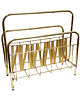 gazetniki Gazetnik stojak na gazety vintage, Niemcy lata 70., styl Hollywood Regency 9