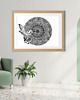 grafiki i ilustracje Mandala nr 18, Koliber, reprodukcje 1