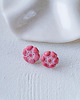 kolczyki ceramiczne Kolczyki porcelanowe HIBISCUS 2