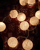 dekoracje świetlne Qule Lampki Cotton Balls Light Love White ślub! 4