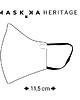maseczki ochronne Maska, maseczka Heritage  bambusowa  1572 5