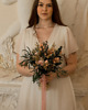 dodatki ślubne Bukiet Ślubny z suszonych kwiatów i stabilizowanych roślin 1