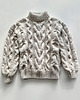 swetry damskie  Zimowy sweter- warkocze alpaka 2