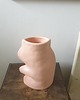 wazony Wazon  rzeźba Fluxo różowy duży ceramika wys 20 cm 3