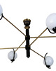 lampy wiszące Żyrandol w stylu Stilnovo, lata 60. 8