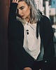 bluza z kapturem damska Bluza rozpinana LUZAK czarny 3