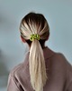 gumki do włosów Gumka jedwabna, scrunchie, gumka satynowa soczyste jabłko MINI 1