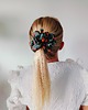 gumki do włosów Scrunchie do włosów, gumka do włosów z wiskozy Zielona jesień MAXI PLUS 2