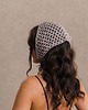 apaszki Letnia srebrna chustka bandana z cekinami bawełniana 4
