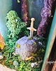 dodatki - różne Book nook diorama - legenda o królu Arturze 1