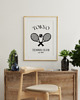 grafiki i ilustracje Plakat tenis, sport poster, retro plakat 7