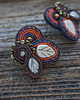 kolczyki soutache Kolczyki soutache Jesienny liść 1
