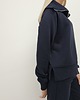 komplety damskie Anisa minimalistyczny lekko dopasowany komplet spodnie i bluza - Navy 4