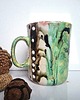 kubki Ceramiczny kubek w stylu boho - Natura 1