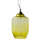 lampy wiszące Szklana lampa wisząca BEE oliwkowa 2