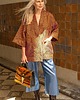 marynarki damskie Or - Żakardowe kolorowe kimono 3