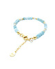bransoletki z kamieni naturalnych Larimar z perełką 3