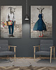 obrazy Komplet dwóch dużych obrazów KOZY- 2 x 80x120cm 2