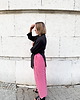 spódnice maxi Spódnica Pink Contrast Pliss 6