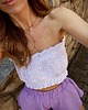 topy damskie Sunflower / top z haftowanej bawełny 2