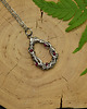 wisiory Wisiorek  łezka rubin wire wrapping 5