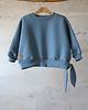 bluzy dla dziewczynki Bluza Oversize BŁĘKITNY KRÓLIK Z USZAMI 2