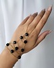 bransoletki z kamieni naturalnych Bransoletka z pierścionkiem Sexy Stones Woman - onyks 1