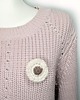 broszki Jasno brązowa broszka sutki - brown nipple broche 2