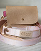 smycze i obroże dla psów i kotów Smycz miejska Pink Confetti / Nude Leather 4