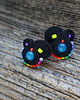 kolczyki soutache Kolorowe Lentinki- kolczyki soutache 2