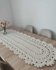 obrusy i serwetki Bieżnik szydełkowy owalny ze sznurka bawełnianego 50cmx150cm 2