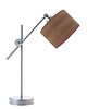lampy stołowe Skandynawska lampa stołowa z fornirowym kloszem MALI ECO 5