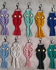 makramy Breloczki sówki, do torebki, plecaka, kluczy, makrama. Handmade. 3+1 gratis 1