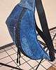 saszetka nerka Nerka niebieska jeans handmade 3