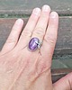 pierścionki - różne Fiolet - pierścionek regulowany 3