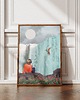 plakaty Plakat Wodospad - Kolaż Fine Art 1