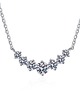 srebrne naszyjniki Naszyjnik srebrny Moissanite 1.1ct 925 3