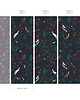 tapety i naklejki ścienne Tapeta Teal Blue Garden 2