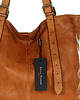 torby na ramię Torebka damska shopper z regulacją rączek skóra - brąz camel 5